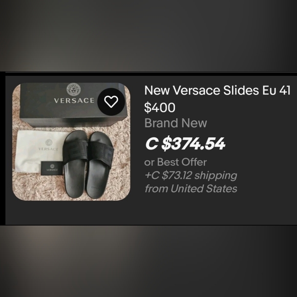 β¨οΈ H P β¨οΈVERSACE SLIDES βοΈ - Picture 14 of 14